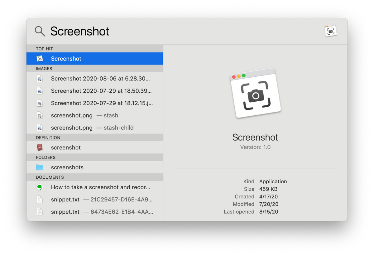 How to take a screenshot and record video in macOS